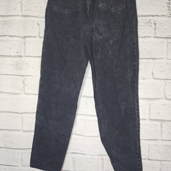 Gitano High-Rise Straight-Leg Vintage Denim Jeans Black Size 10 100% Cotton - Picture 9 of 12
